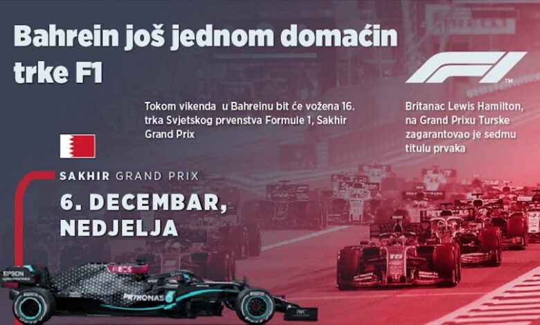 INFOGRAFIKA - Bahrein domaćin još jedne trke Formule 1 
 INFOGRAFIKA - Bahrein domaćin još jedne trke Formule 1