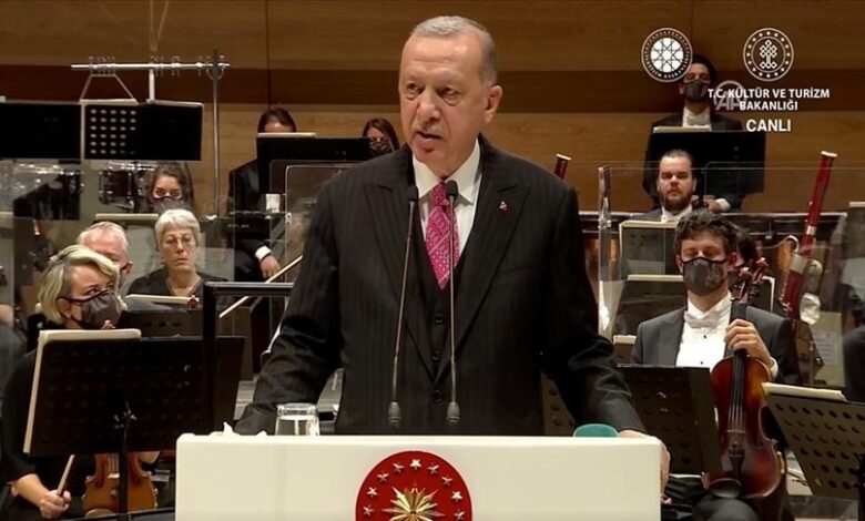 Erdogan na otvaranju zgrade Predsjedničkog simfonijskog orkestra