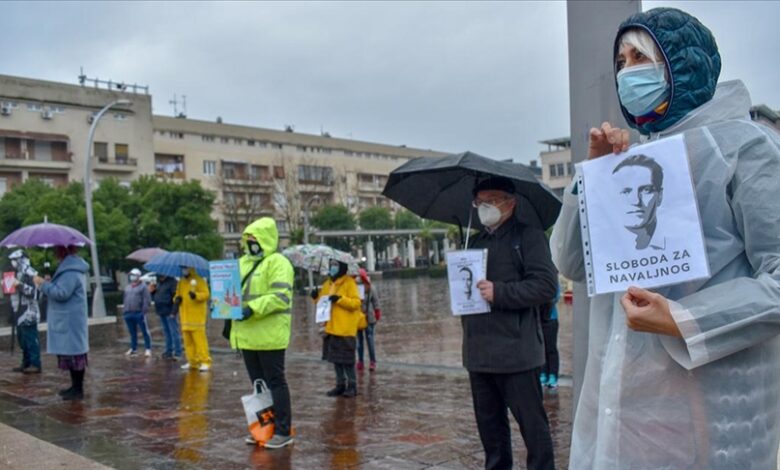 Crna Gora: U Podgorici održan skup solidarnosti sa ruskim opozicionarom Aleksejom Navaljnim