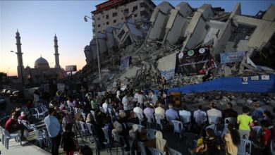 Photo of Palestinski muzičari održali koncert na ruševinama višespratnice uništene u izraelskim napadima