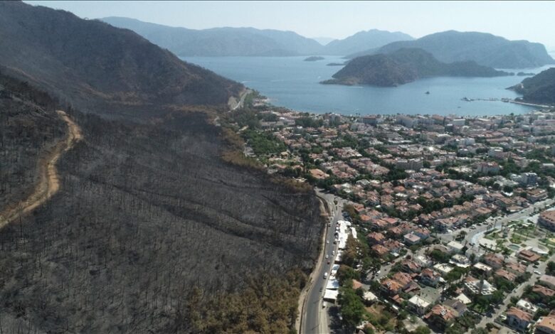 Snimci iz zraka svjedoče o razmjerama požara u Marmarisu