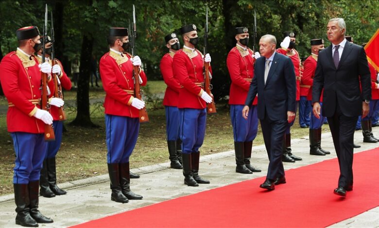 Turski predsjednik Erdogan stigao na Cetinje, dočekan uz najviše državne počasti