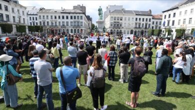 Photo of Migranti “bez papira” protestovali u Briselu