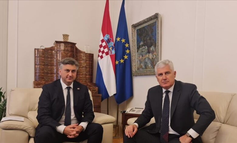 Čović i Plenković razgovarali o nizu bilateralnih pitanja