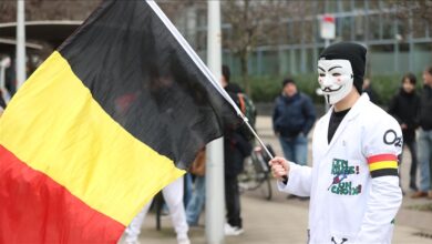 Photo of Belgija: Stotine građana na protestu protiv obavezne anticovid vakcinacije 
 Belgija: Stotine građana na protestu protiv obavezne anticovid vakcinacije