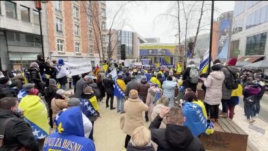 Photo of Stotine građana na protestima u Briselu: Zajedno smo Bosna