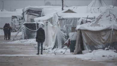 Photo of Snježne padavine pogodile sjever Sirije