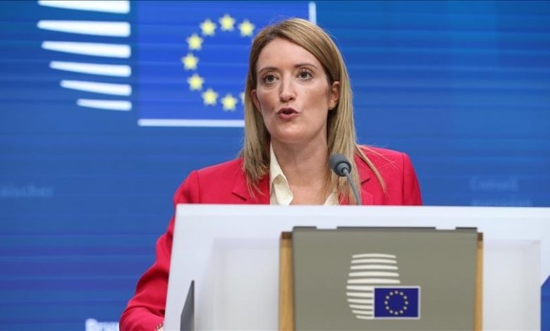 Roberta Metsola kritikovala sankcije Irana za članove Evropskog parlamenta