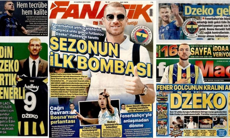 Transfer Edina Džeke u turskoj štampi: Fenerbahce doveo kralja golgetera