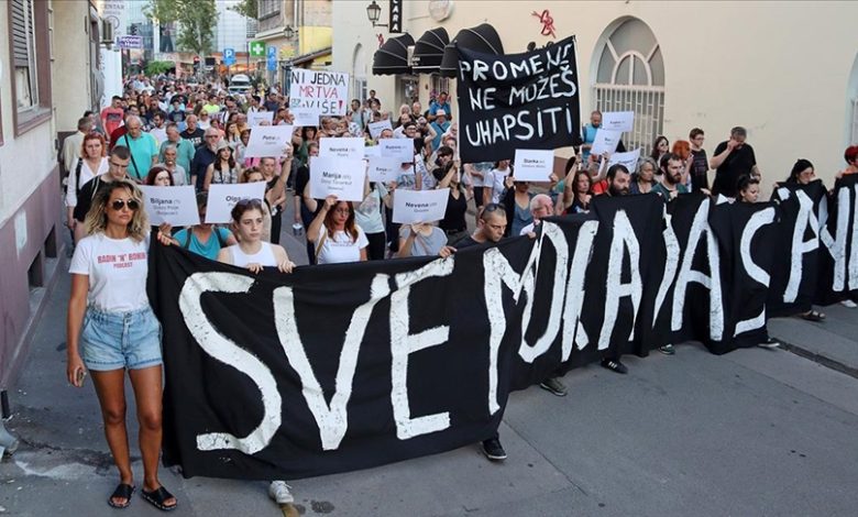 Demonstranti tražili ostavku ministra unutrašnjih poslova