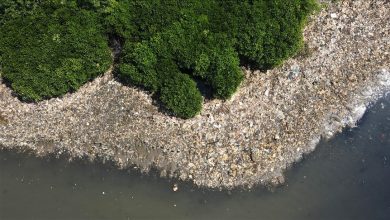 Photo of Tone smeća nagomilane na sjevernoj obali Indonezije