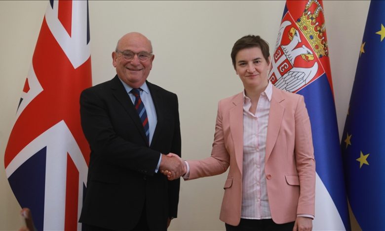 Beograd: Brnabić razgovarala s britanskim specijalnim izaslanikom za Zapadni Balkan Pičom