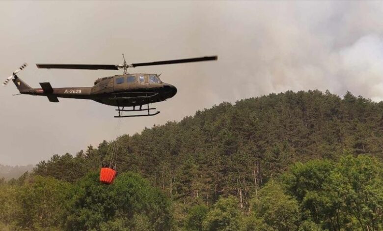 Ugašen požar u blizini Bugojna: Helikopteri OS BiH imali više od 15 sati leta, izbačeno 74.000 litara vode