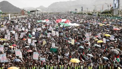 Photo of Hiljade ljudi u Jemenu na skupu podrške Palestini 
 Hiljade ljudi u Jemenu na skupu podrške Palestini