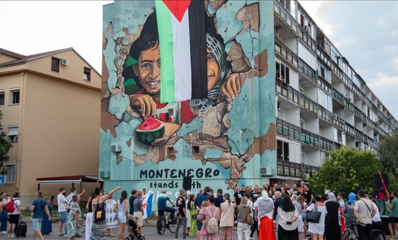 U Podgorici svečano otkriven mural posvećen Palestini