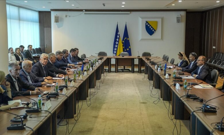 Članovi Zajedničkog kolegija oba doma PSBIH razgovarali s novoimenovanim šefom Delegacije EU u BiH Sorecom