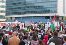 Photo of Više stotina građana na protestnoj šetnji za Palestinu