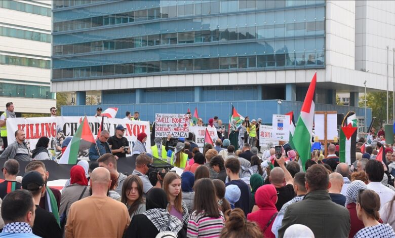 Više stotina građana na protestnoj šetnji za Palestinu