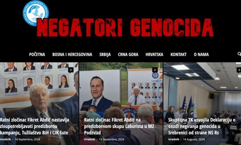 Pokrenuta platforma za praćenje negiranja genocida i ratnih zločina u BiH