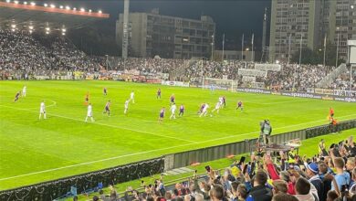 Photo of Zenica: Navijači BiH posebnom koreografijom pružili podršku žrtvama poplava