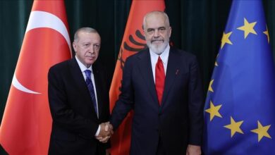 Photo of Rama i Erdogan se sastali u Tirani 
 Rama i Erdogan se sastali u Tirani