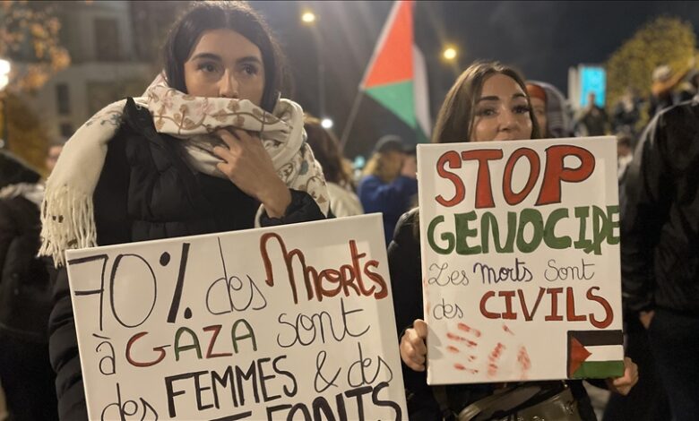 Demonstranti uzvikivali "Živjela borba palestinskog naroda"