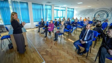 Photo of Rektorica College of Europe Federica Mogherini posjetila Fakultet političkih nauka u Sarajevu