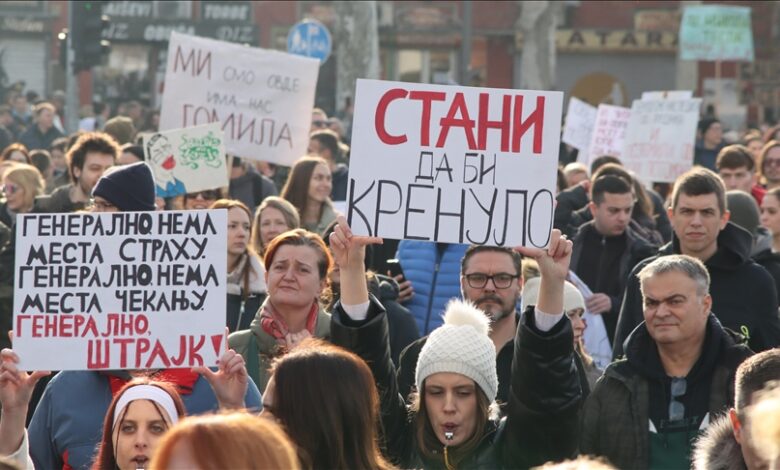 Desetine hiljada građana na studentskom protestu u Novom Sadu