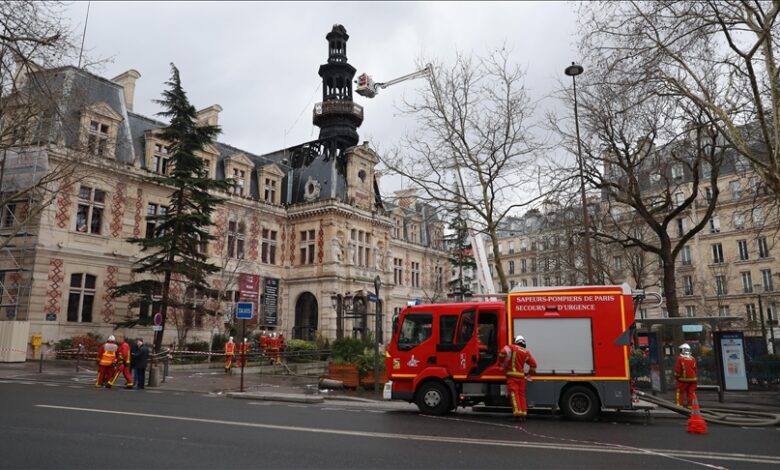 Veliki požar u Parizu, gorjela zgrada vijećnice