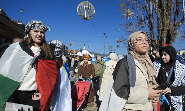 Na protestu u Sarajevu zatražen trajni mir za Palestince