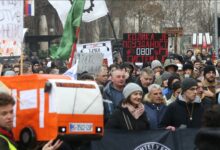 Photo of Radnici GSP-a i studenti zajedno u protestnoj šetnji u Beogradu