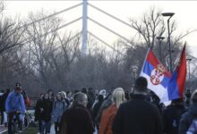 Photo of Studenti i građani odblokirali Most slobode u Novom Sadu 
 Studenti i građani odblokirali Most slobode u Novom Sadu