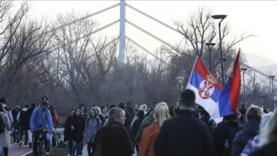 Photo of Studenti i građani odblokirali Most slobode u Novom Sadu 
 Studenti i građani odblokirali Most slobode u Novom Sadu